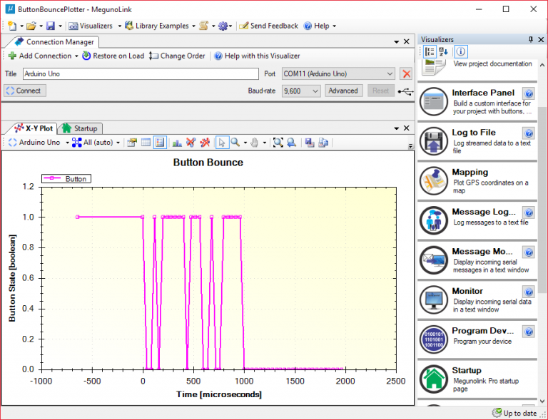 Debounce Buttons for your Arduino Sketches | MegunoLink