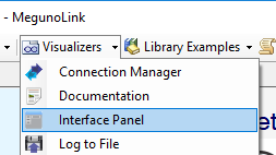 Create interface panel