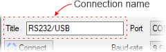 Connection name